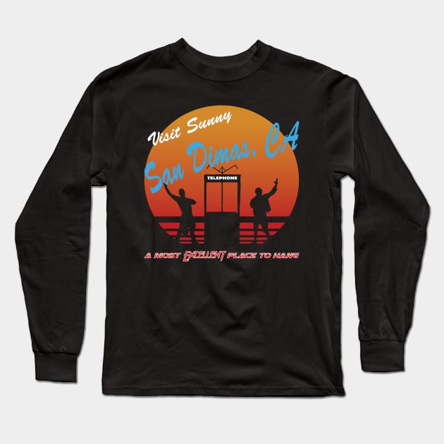 A Most Excellent Place To Hang Long Sleeve T-Shirt by DemBoysTees